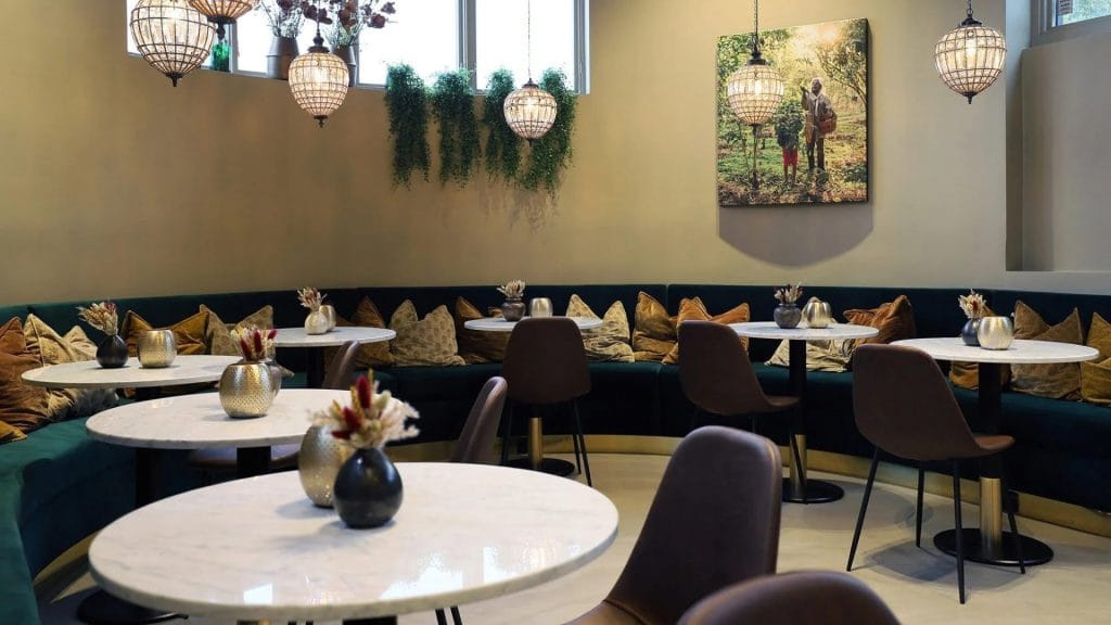 cafe kafe restaurantsofa restaurantmøbler modulsofa