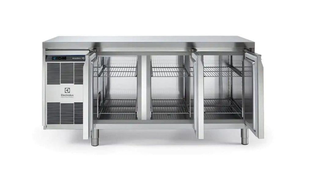 kjølebenk arbeidsbenk rengjøring vedlikehold storkjøkkenutstyr storkjøkken