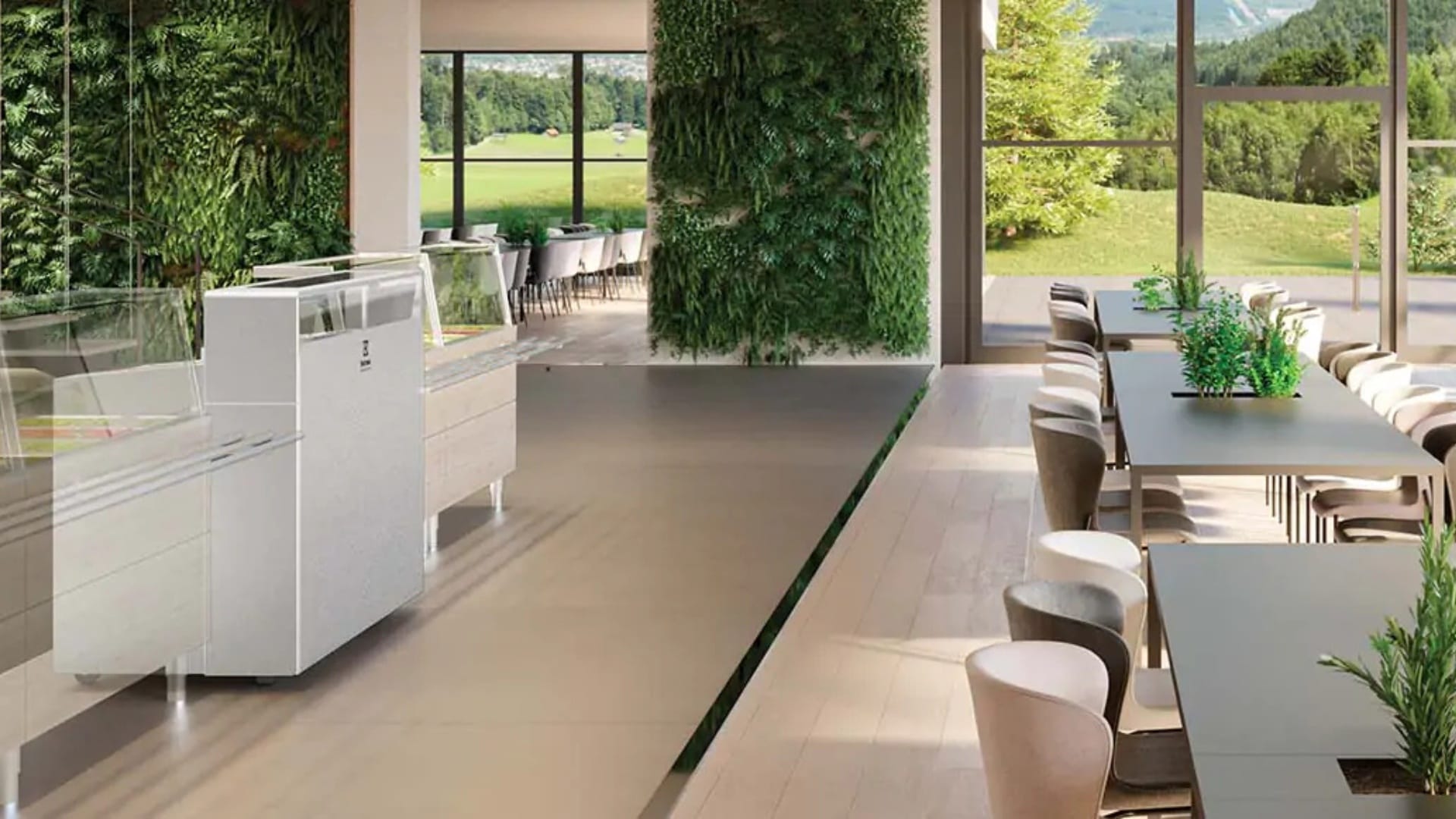 Liberopro point mobil serveringsløsning hjul disk serveringsdisk kantine servering storkjøkken storkjøkkenutstyr electrolux professional