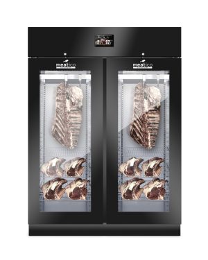 Dry Ager skap, Kjøtt, Dobbel 1500 ltr. Sort, Green, 230V Dry Ager / Mørningsskap