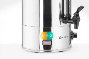 Dispenser Varm Drikke, HENDI, 9L, Sølv, 370x332x(H)472mm Bar & Kaffe