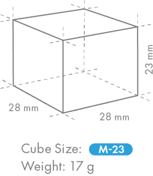 IM-130PE-E-23 IM isbitmaskin med innebygget binge, Kapasitet kg/24t: 110 kg Isbit