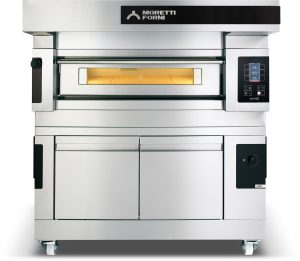 Serie S S100E Pizzaovn + heveskap, 1 kammer,  450 °C elektrisk 230V 3 50/60Hz Kok- & Stek