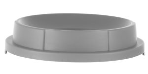 Åpent deksel for rund avfallsbeholder, AmerBox, passer 691038, lys grå, ⌀570x(H)135mm Avfallshåndtering