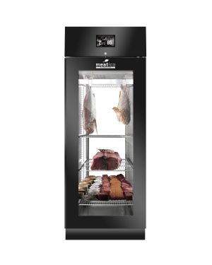 Dry Ager skap, Fisk, Enkel Panorama, 700 ltr. Sort, Green, 230V Dry Ager / Mørningsskap