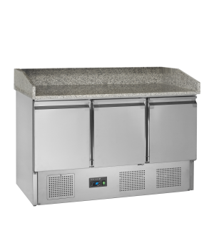 Pizzabenk Kjølt, GN1/1 PT1365, Vol: 400 / 368 liter, 230v Kjøl og frys Pizzabenk Kjølt, GN1/1 PT1365, Vol: 400 / 368 liter, 230v Kjøl og frys