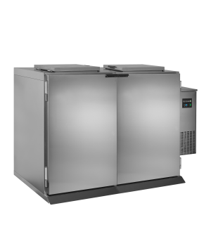 Avfallsbeholder kjøler WBC 480, Vol: 1080 / 240  liter, 230v Eksponeringsdisker