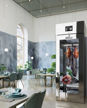 Dry Ager skap, Fisk, Dobbel 1500 ltr. VIP Green, 230V Dry Ager / Mørningsskap