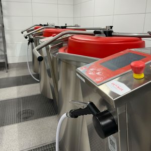 Getinge Kokegryte M6 BL Midi, tipphøyde 600, Kap: 50 liter, 3N 50HZ 400v Kok- & Stek