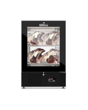 Dry Ager skap, Kjøtt, Lite enkel 150 ltr. Sort, Glass, Green, 230V Dry Ager / Mørningsskap