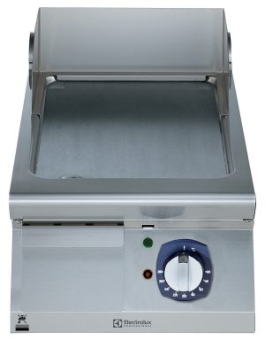 700xp Flatgrill med slett horisontal matt krom topp 400 mm 700XP serie