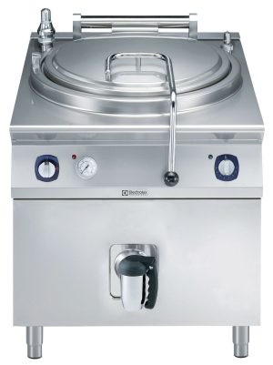 150 liter kokegryte gulvmodell med indirekte oppvarming, automatisk vannpåfylling 800 mm 900XP serie