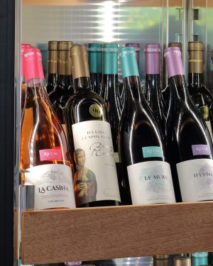 Vinskap, Dobbel 1500 ltr. Sort, Green, 230V Kjøl og frys