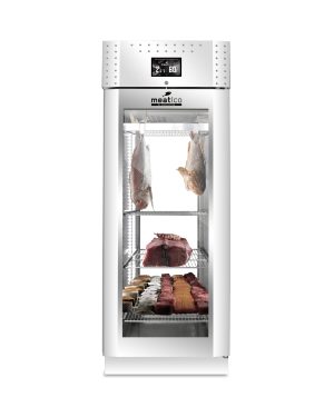 Dry Ager skap, Fisk, Enkel Panorama, 700 ltr. VIP Green, 230V Dry Ager / Mørningsskap