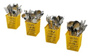 4 bestikkholdere i plast Oppvaskmaskiner